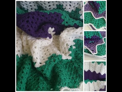 Crochet Sweet Dreams Baby Blanket Afghan — still from the Poochie Baby video tutorial