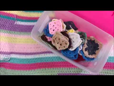 Crochet Tip for Using Scrap Yarn — still from the Poochie Baby video tutorial